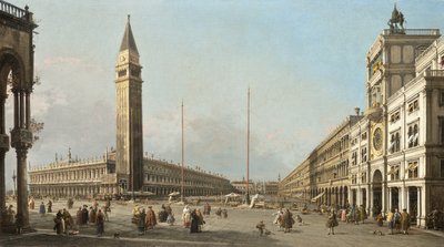 Piazza San Marco Looking South and West, 1763 by Giovanni Antonio Canal